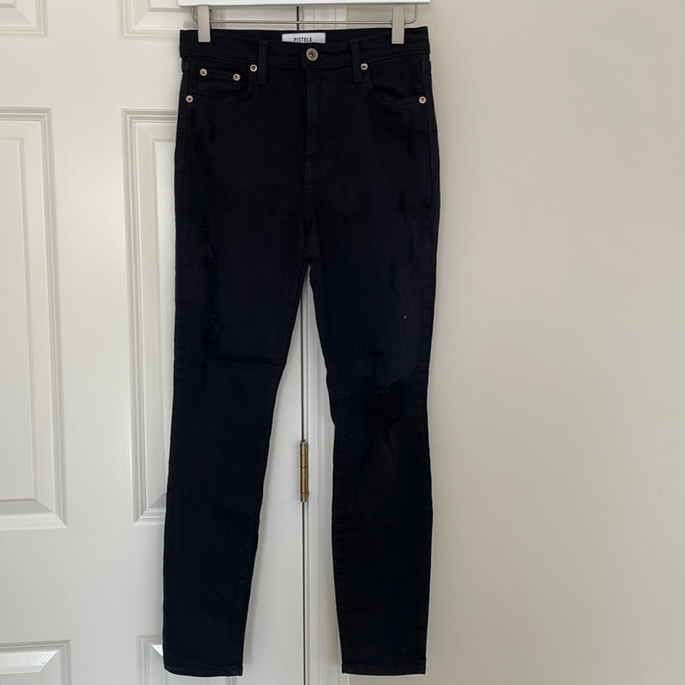 Pistola Black Distressed Jeans